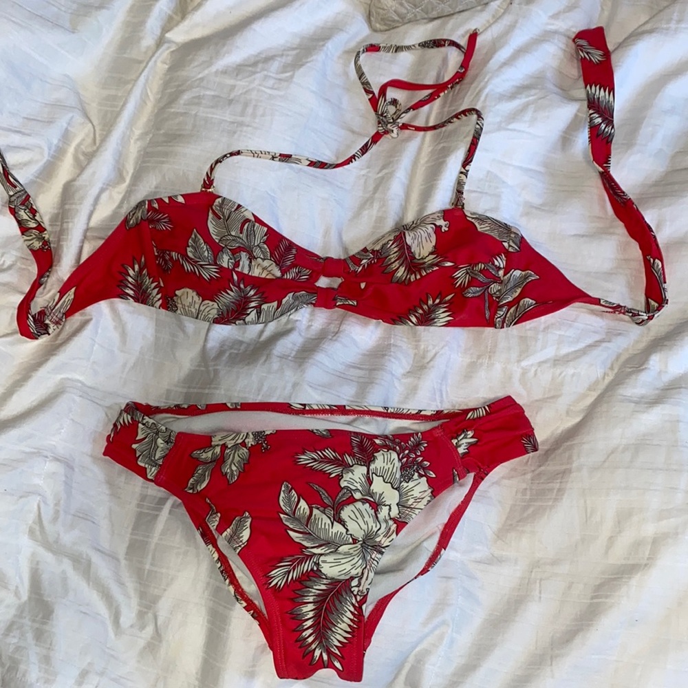 floral print bikini
